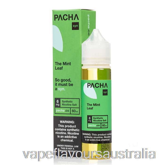 Vape Flavours Australia The Mint Leaf Honeydew Berry Kiwi - Pachamama - 60mL 3mg